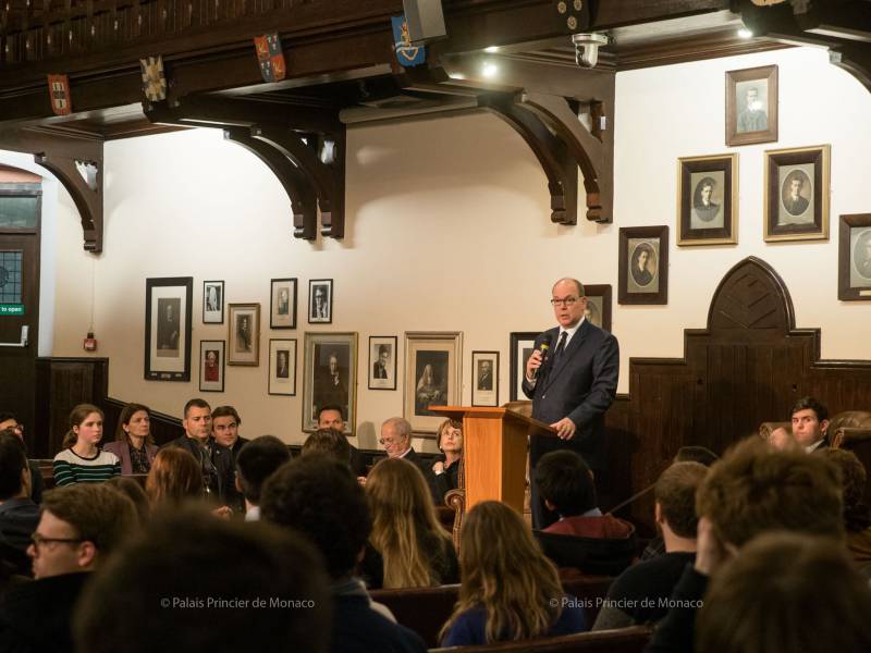 Prince Albert visits Cambridge