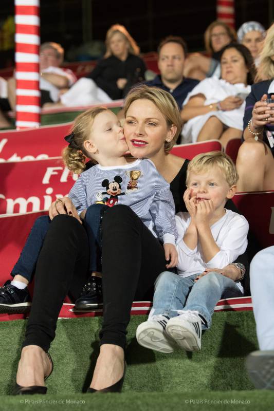 Princess Charlene attends Abu Dhabi Grand Prix and Dubai Rugby Sevens