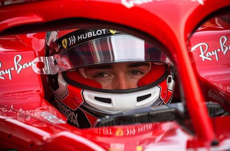 Charles LeClerc, Lightning Fast in Ferrari trials in Abu Dhabi