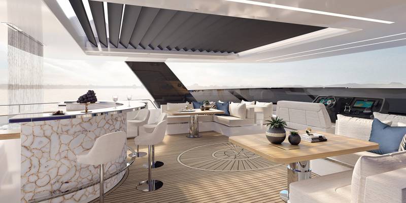 80 Sunreef Power catamaran- interior's first look