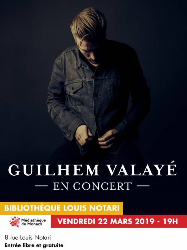 Concert by French singer-songwriter Guilhem Valayé