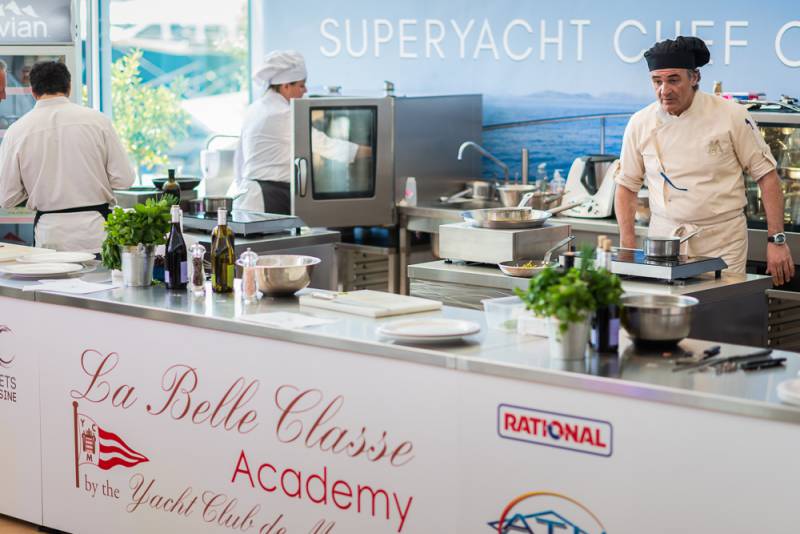 Superyacht Chefs competition at the Yacht Club de Monaco