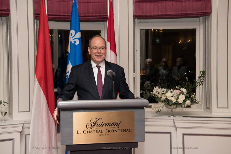 Prince Albert visits Canada