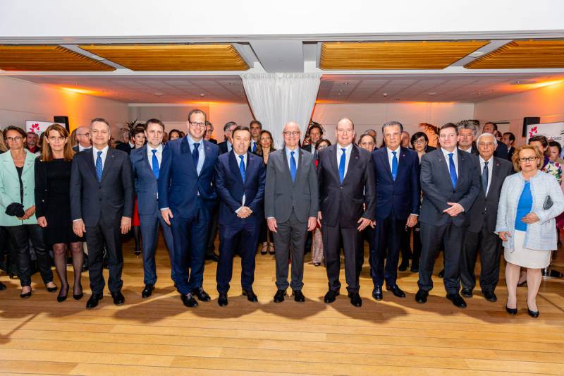 Monaco Economic Board celebrates 20 Years in the company with Prince Albert