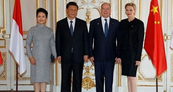 Chinese President visits Prince Albert and Princess Charlene