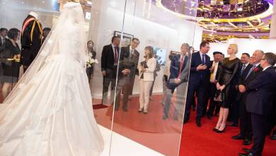 Princess Charlene opened Grace Kelly exhibition at the Galaxy Macau