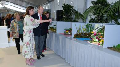 Prince Albert and Princess Caroline Bouquet Competition