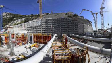 Marie-Pierre Gramaglia Visits the "Entrée de Ville" Construction Site at the Exotic Garden