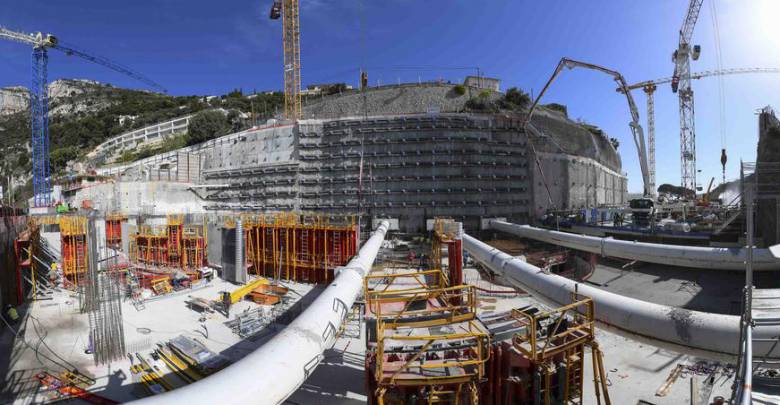 Marie-Pierre Gramaglia Visits the "Entrée de Ville" Construction Site at the Exotic Garden