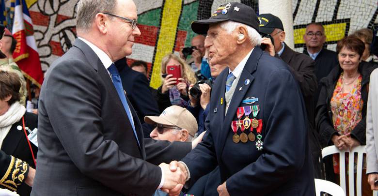 Prince Albert attends 75th Anniversary of D-Day