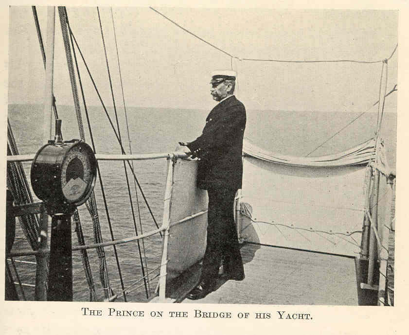 Albert I, Prince of Monaco on the Bridge of His Yacht @commons.wikimedia.org