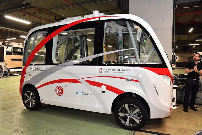 The Monegasque "Smart Principality" is Under Way A First Experience of an Autonomous Electric Shuttle Bus on the Rock this Summer