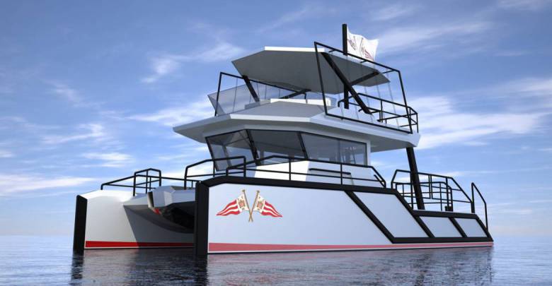 Sustainable yachting celebration- first zero emission committee boat revealed