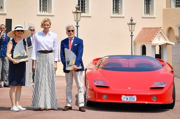 Princess Charlene presented Elegance and Automobile Monte-Carlo 2019 awards