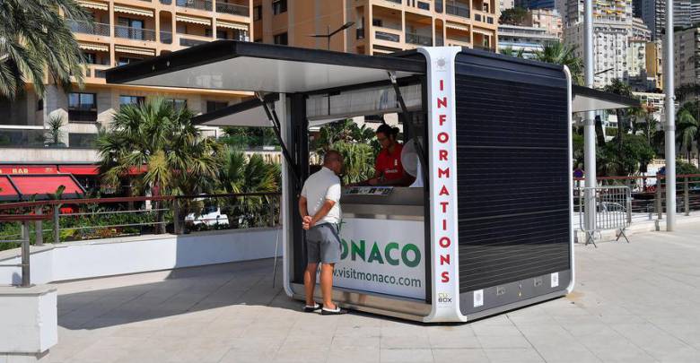 Monaco Tourist and Convention Authority is Trialling a Solar-Powered Information Kiosk