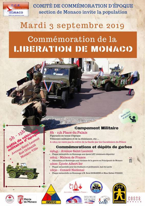 75th Anniversary of the Liberation of Monaco