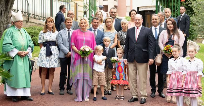 Princely Family attend Monegasque Picnic in the Rain