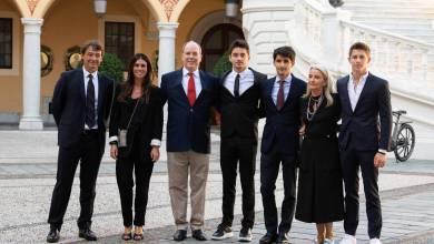 Charles Leclerc celebrates his F1 Victories with Prince Albert