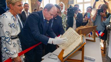 Prince Albert makes Historical Visit to Romans-sur-Isère and Rouen