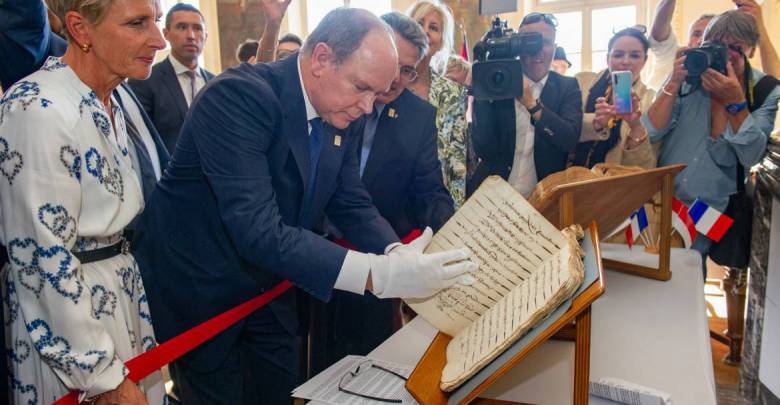 Prince Albert makes Historical Visit to Romans-sur-Isère and Rouen