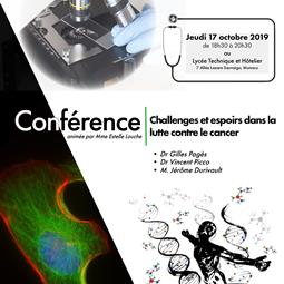 Lecture on the topic "Challenges and hopes in the fight against cancer"