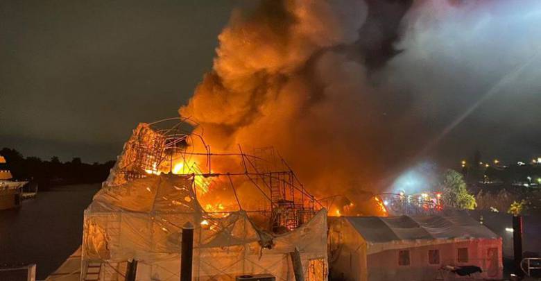 Two superyachts destroyed in the most expensive fire loss of Fort Lauderdale
