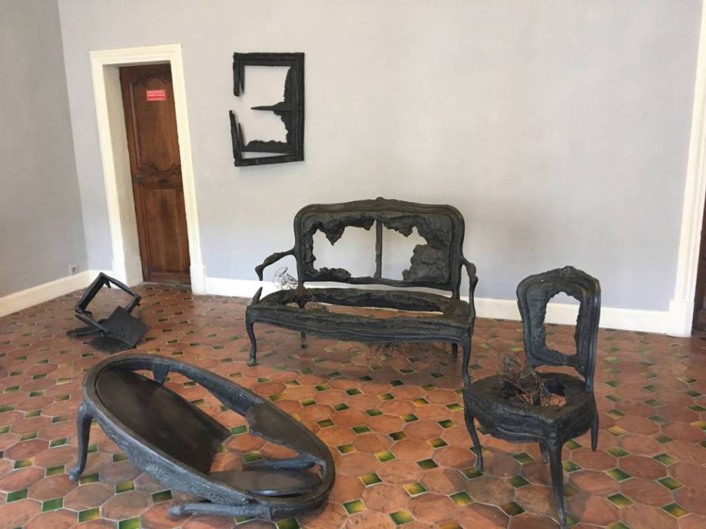 Arman advocating a «new state of things» in the Museum of Vence