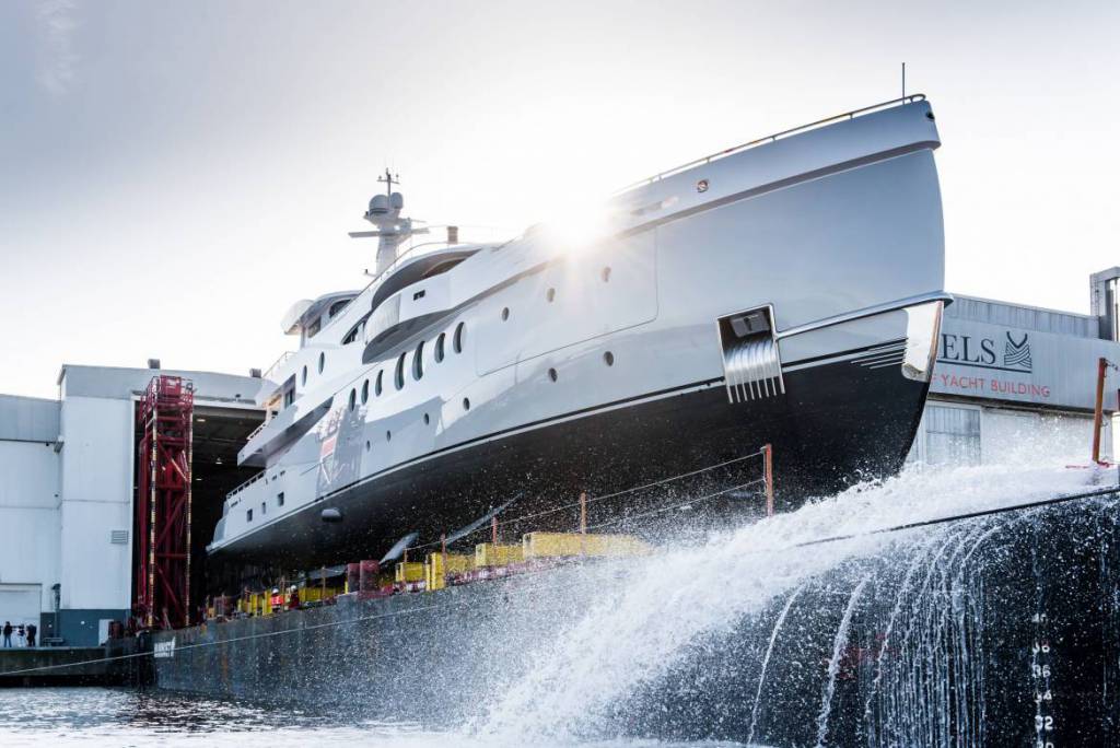 YACHT LAUNCH MARKS THE START OF AMELS SPRING DELIVERIES