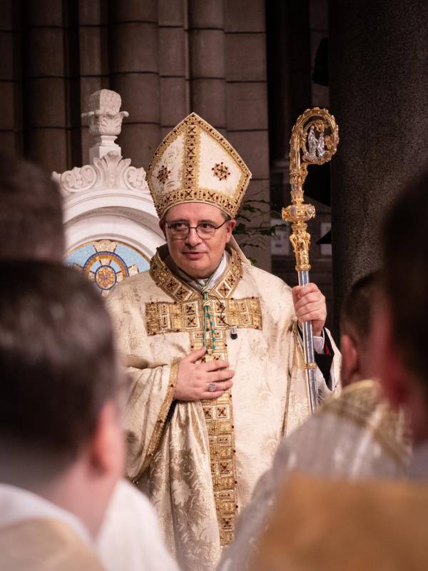 the Principality’s Archbishop, Monsignor Dominique-Marie David