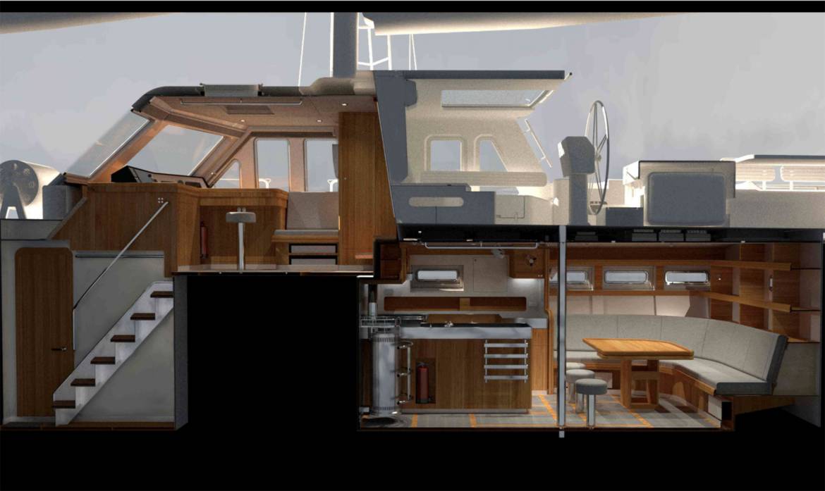 Sailing-Stream.fr ⚓ Le nouveau voilier Pelagic 77 conçu pour découvrir les mers polaires ⚓ Nouveau yacht à voile Pelagic 77