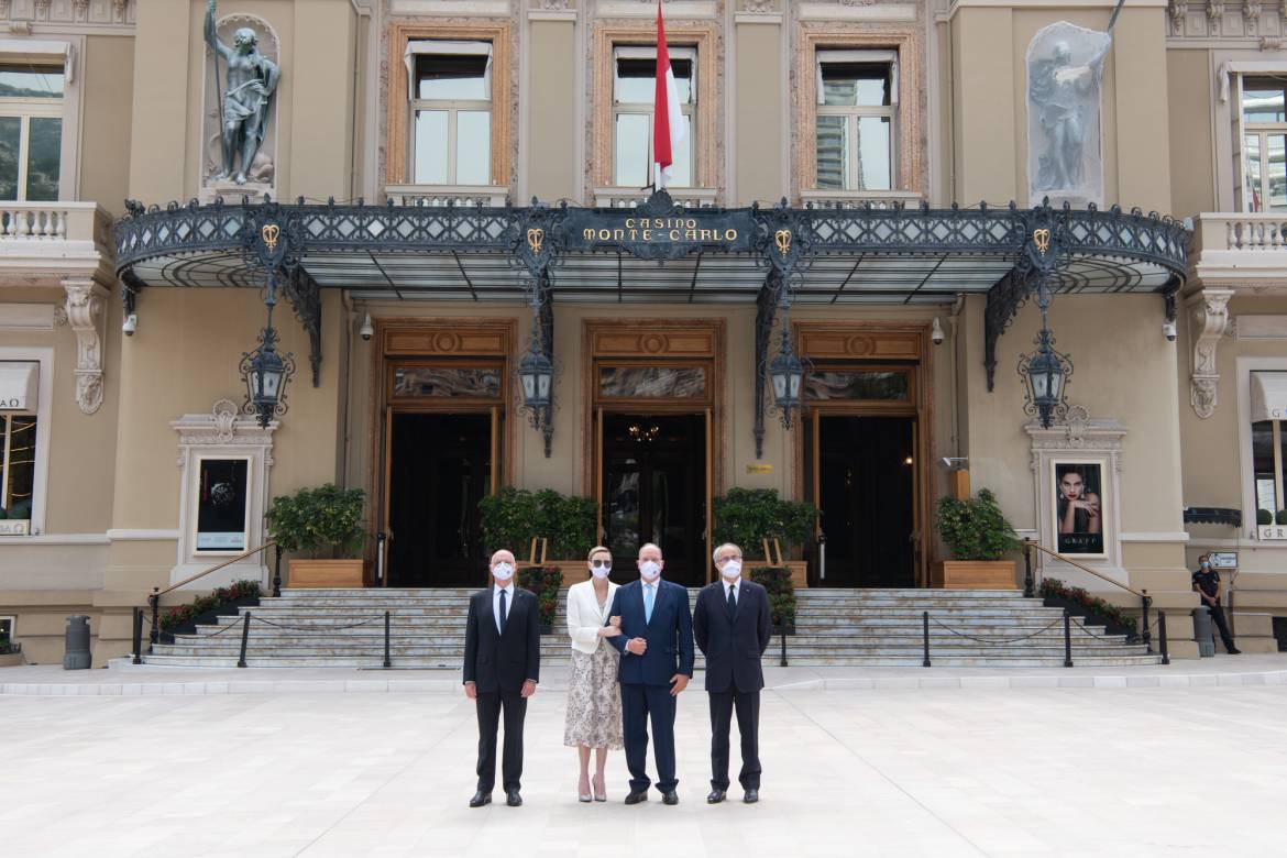 Princely Family Inaugurate New Place du Casino