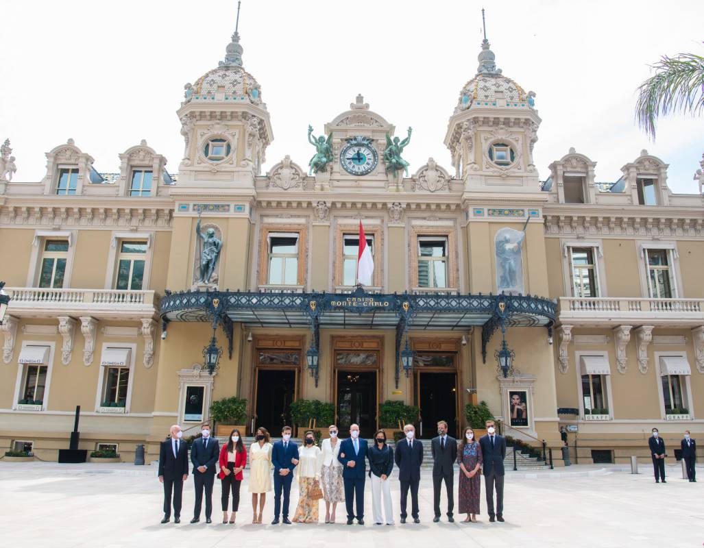 Princely Family Inaugurate New Place du Casino