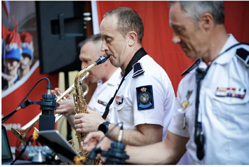 Concert at the Princess Grace Rose Garden: Jazz trio of the Orchester des Carabiniers du Prince