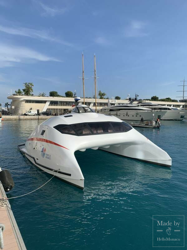 Grand launch of the Monaco One mini-catamaran in the Principality