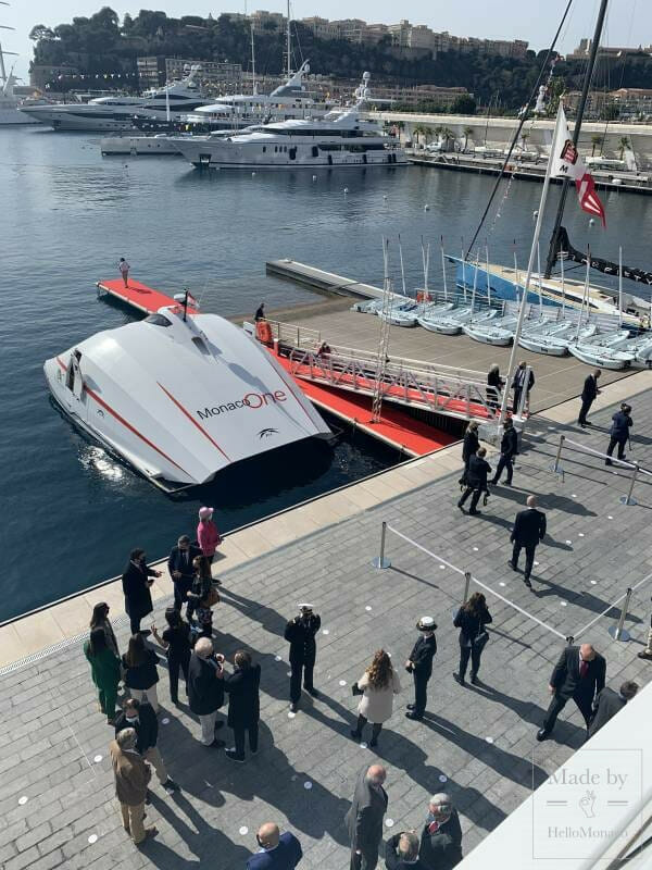 Grand launch of the Monaco One mini-catamaran in the Principality