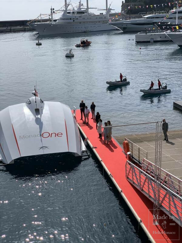 Grand launch of the Monaco One mini-catamaran in the Principality