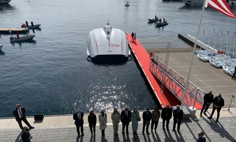 Grand launch of the Monaco One mini-catamaran in the Principality