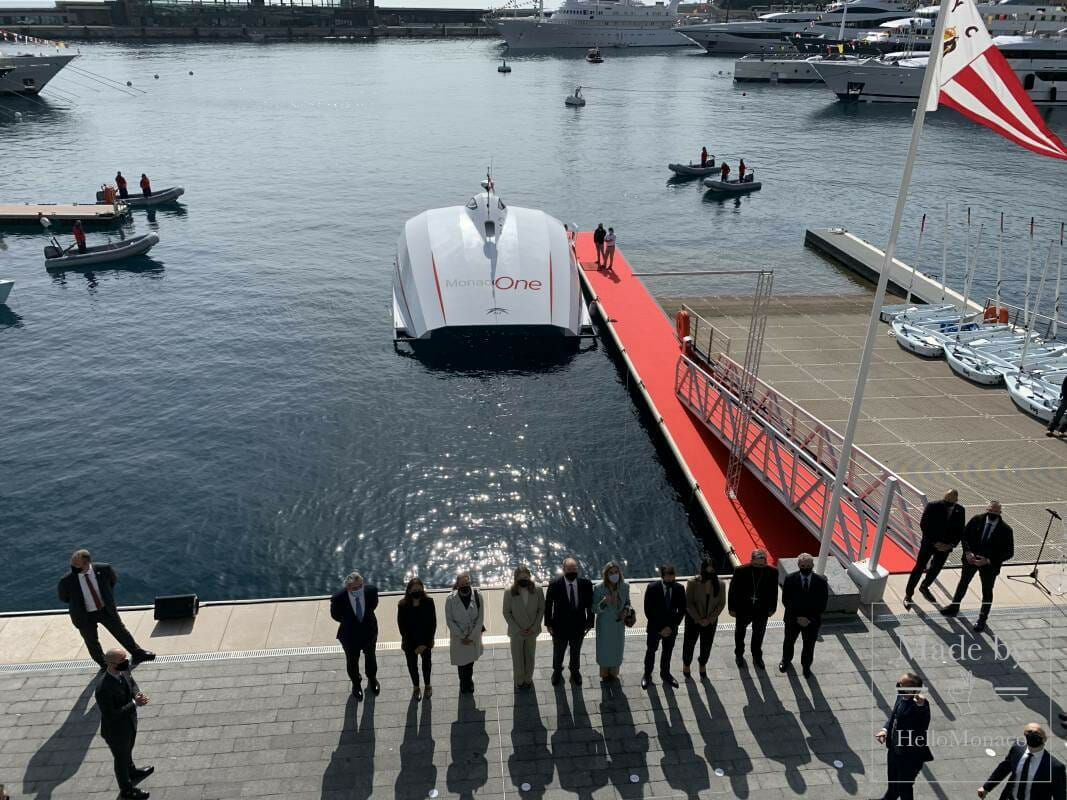 Grand launch of the Monaco One mini-catamaran in the Principality