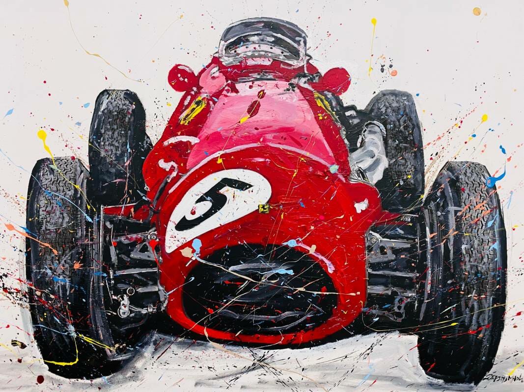 A unique painting exhibition dedicated to Ferrari is held in Monaco