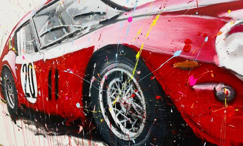 A unique painting exhibition dedicated to Ferrari is held in Monaco