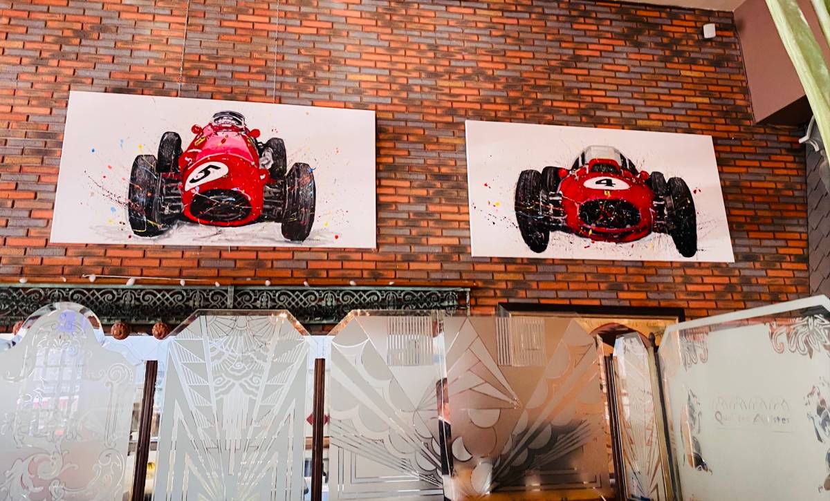 A unique painting exhibition dedicated to Ferrari is held in Monaco