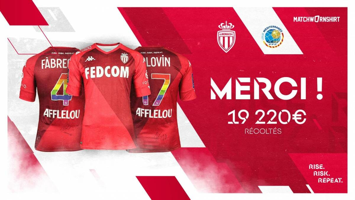 AS Monaco Auctions Jerseys to support Amateur Players