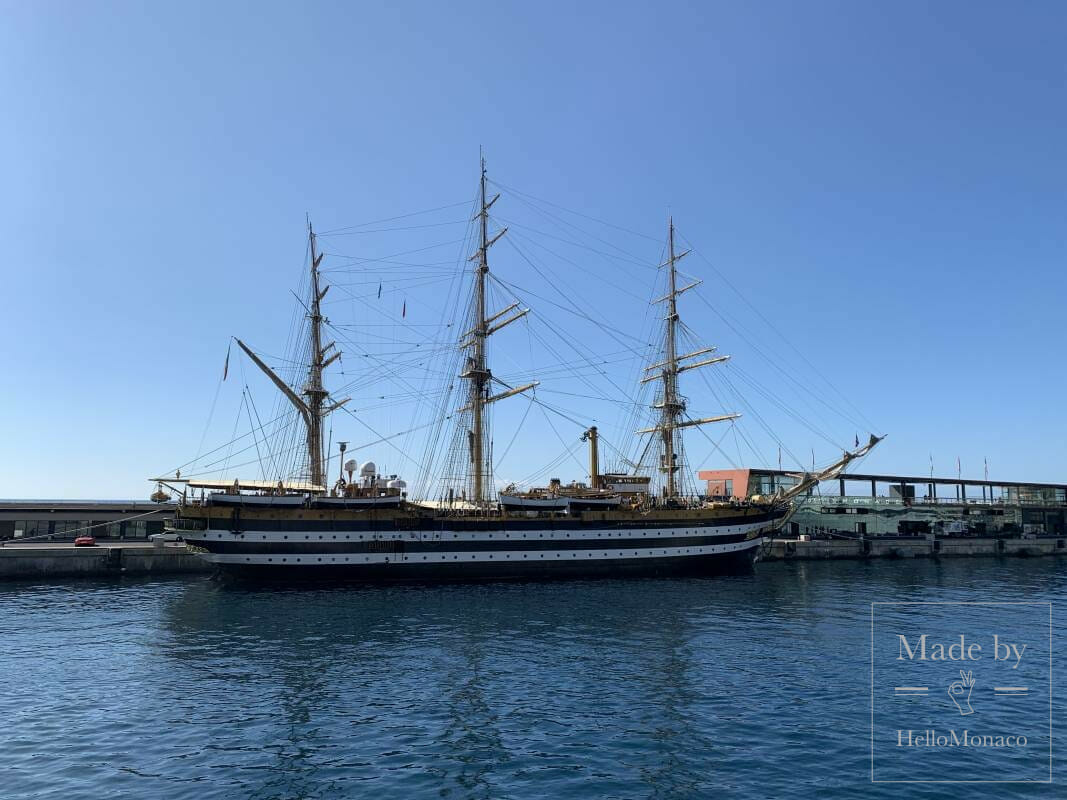 Italian Military Ship ‘Amerigo Vespucci’ visits Port Hercules