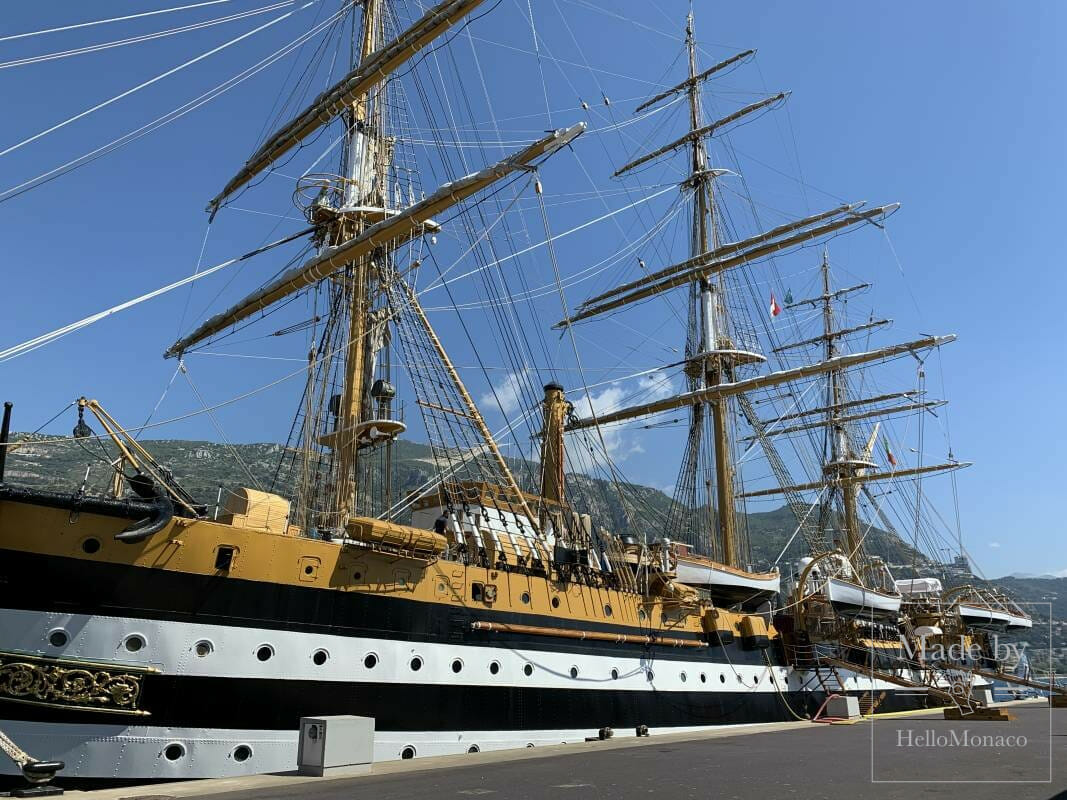 Italian Military Ship ‘Amerigo Vespucci’ visits Port Hercules