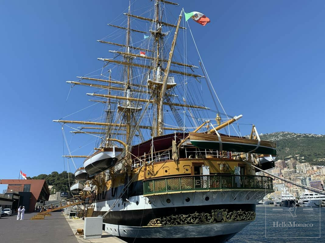 Italian Military Ship ‘Amerigo Vespucci’ visits Port Hercules