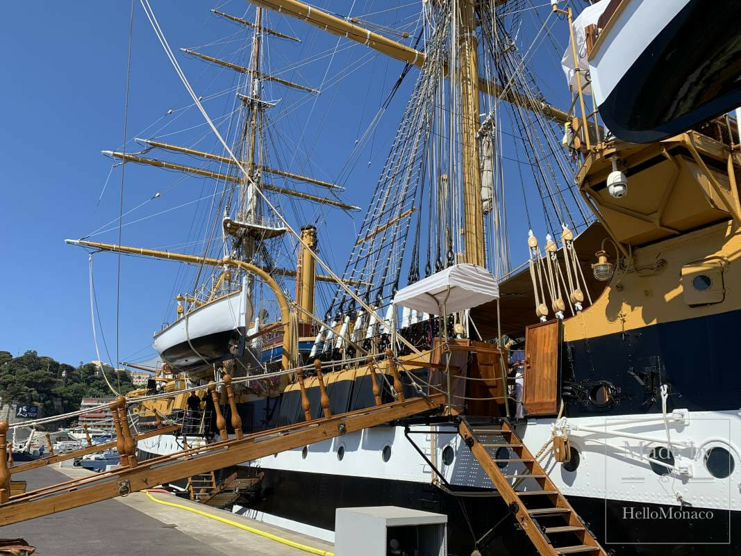 Italian Military Ship ‘Amerigo Vespucci’ visits Port Hercules