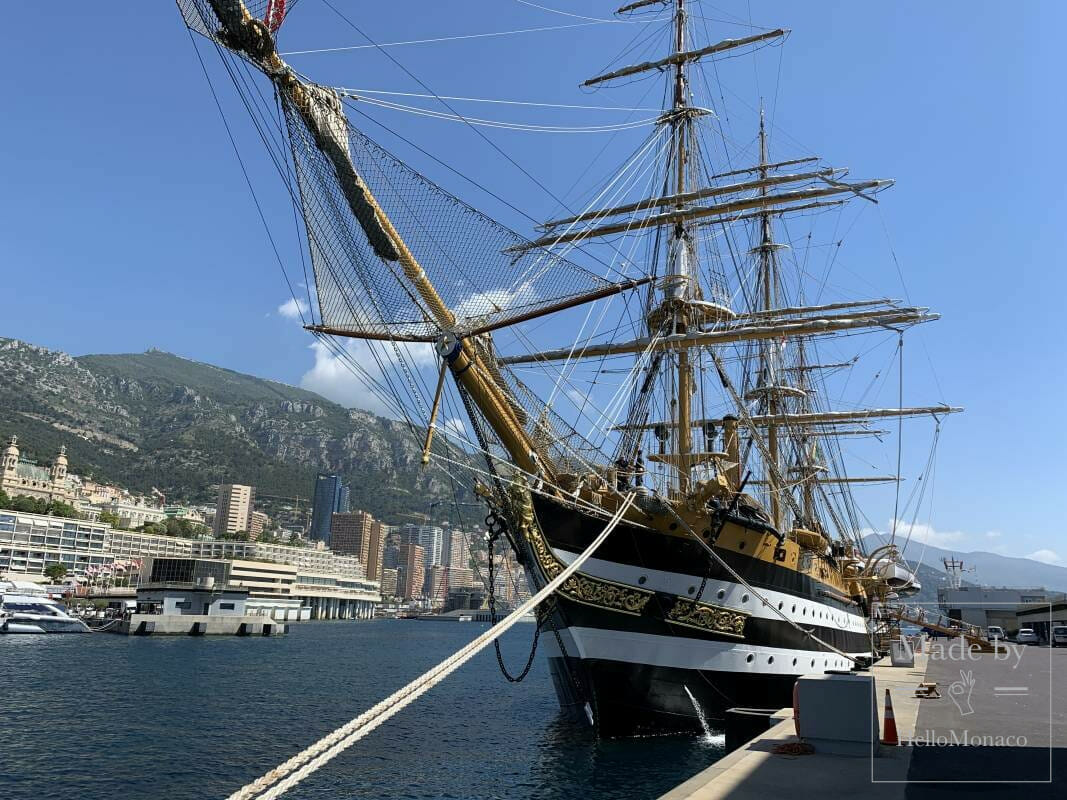 Italian Military Ship ‘Amerigo Vespucci’ visits Port Hercules