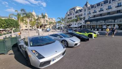 The Lamborghini Club Monaco Lights Up Place du Casino