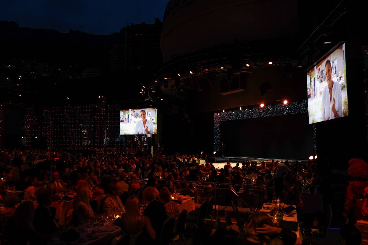 Fight Aids Gala: Princess Stephanie attends with all Three Children