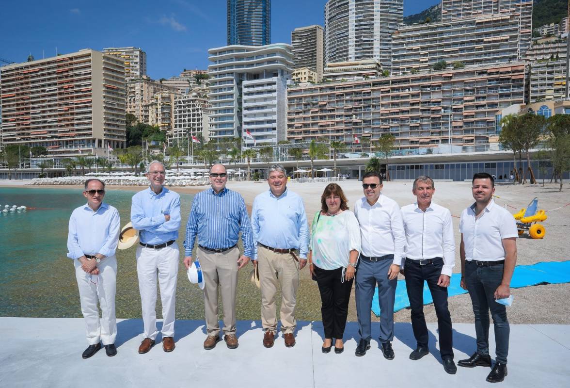 Inauguration of the new Larvotto seaside resort